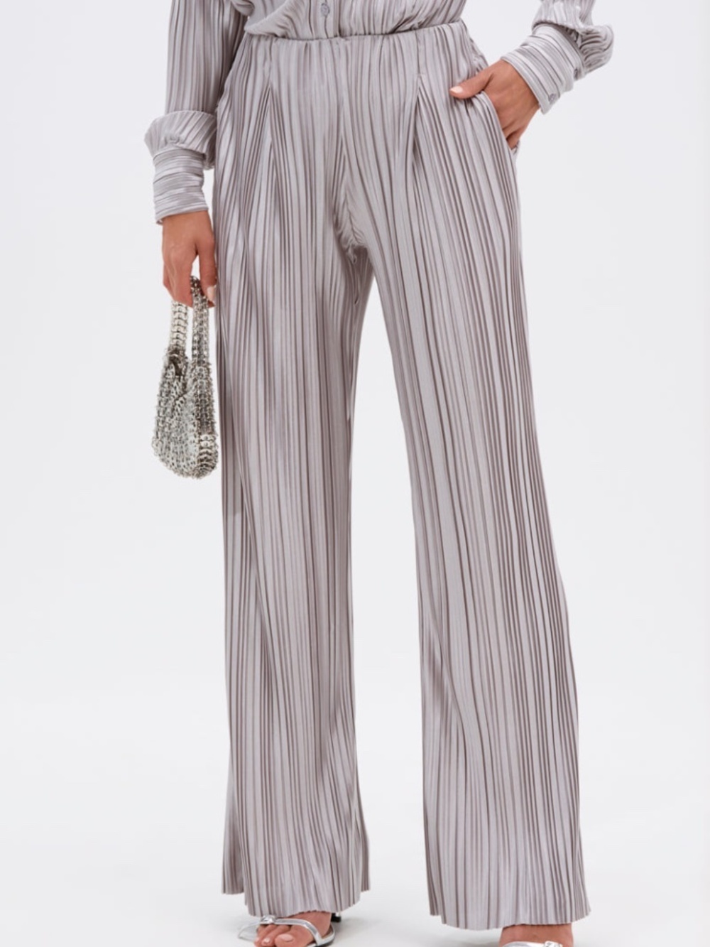 🔥🔥AKIRA ALIA SLINKY PALAZZO PANT and TOP - Picture 4 of 5